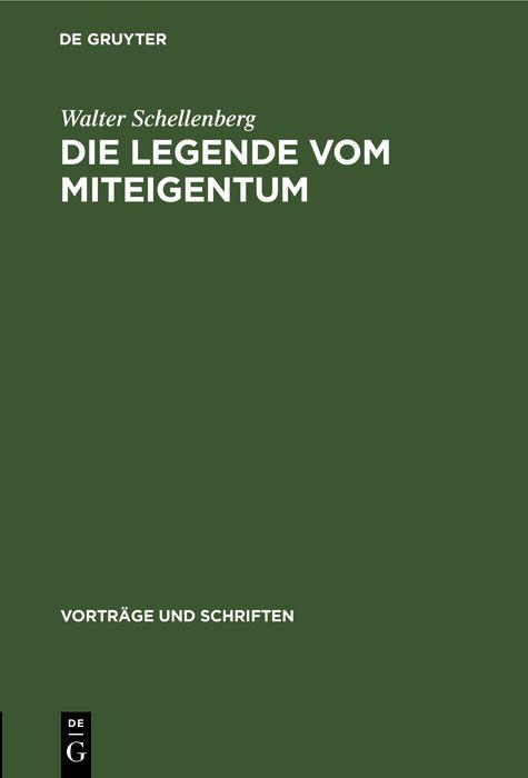 Die Legende vom Miteigentum