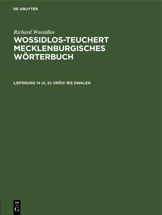 Drög' bis dwalen