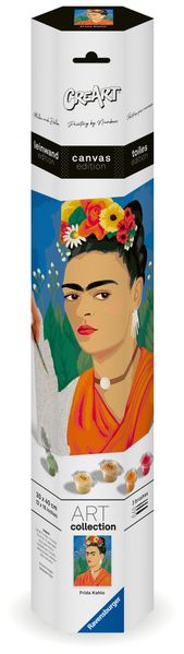 CreArt Malen nach Zahlen Canvas Leinwand - Frida Kahlo
