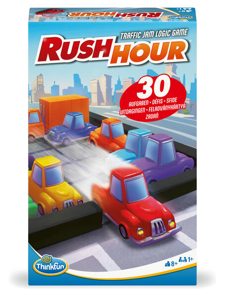 ThinkFun Rush Hour Rush Hour® Mitbringspiel - Denkspiel ab 8 Jahre