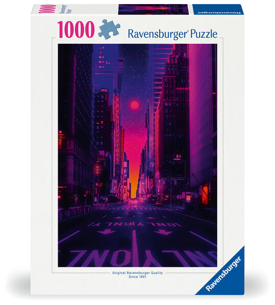Erwachsenenpuzzle 1000 Teile - New York in Neon