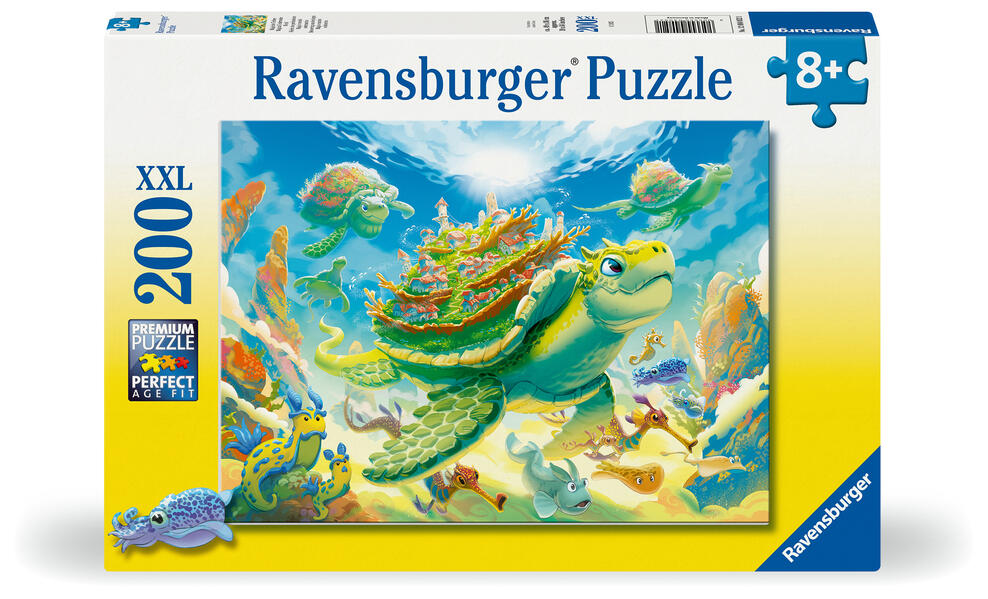 Kinderpuzzle 200 XXL Teile - Magische Tiefsee