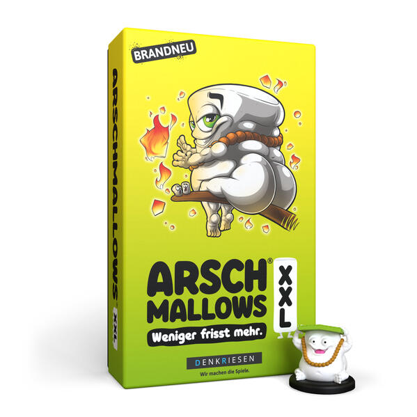 DENKRIESEN - ARSCHMALLOWS® XXL - 'weniger frisst mehr.'