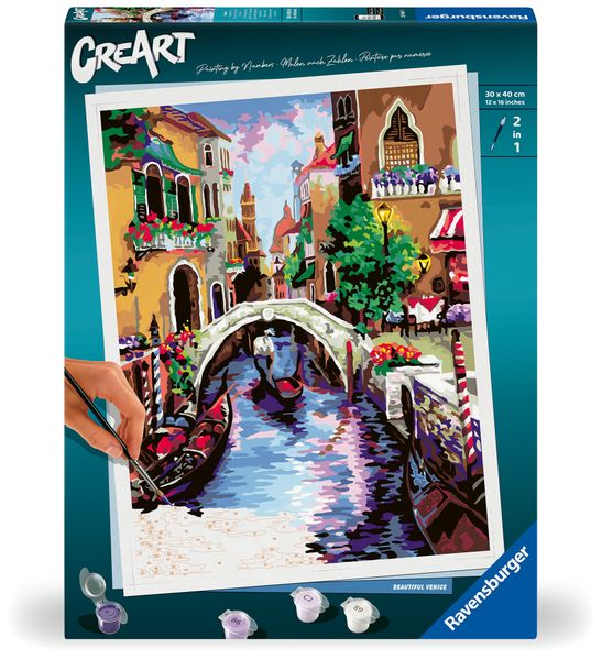 CreArt Malen nach Zahlen Adults Premium - Zauberhaftes Venedig