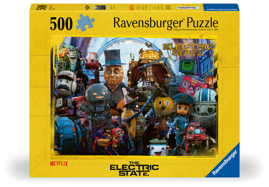 Erwachsenenpuzzle 500 Teile - The Electric State - Drones never! Bots forever!