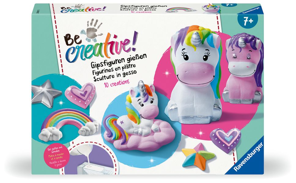 BeCreative Midi - Bastelset Gipsgießen Einhorn