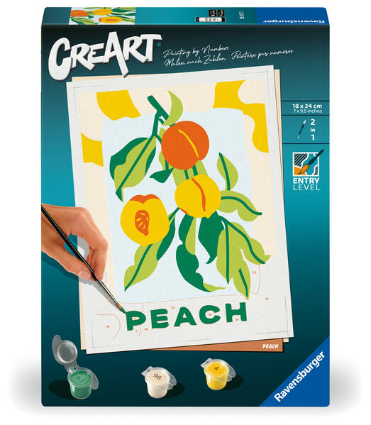 Ravensburger Spieleverlag CreArt Malen Nach Zahlen Adults Trend - Pfirsiche