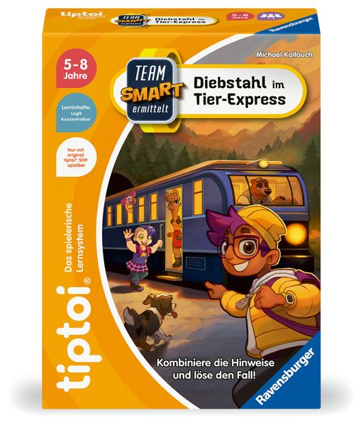 tiptoi® Team SMART ermittelt: Diebstahl im Tier-Express - ab 5 Jahre
