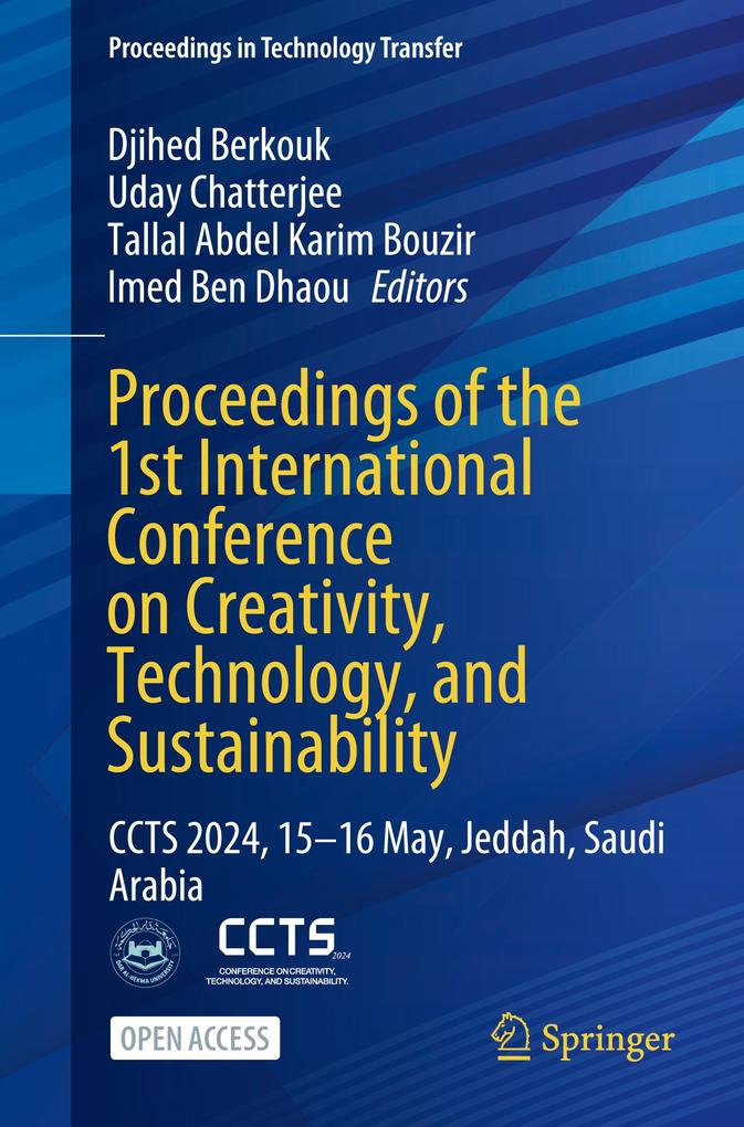 Proceedings of the 1st International Conference on Creativity Technology and Sustainability