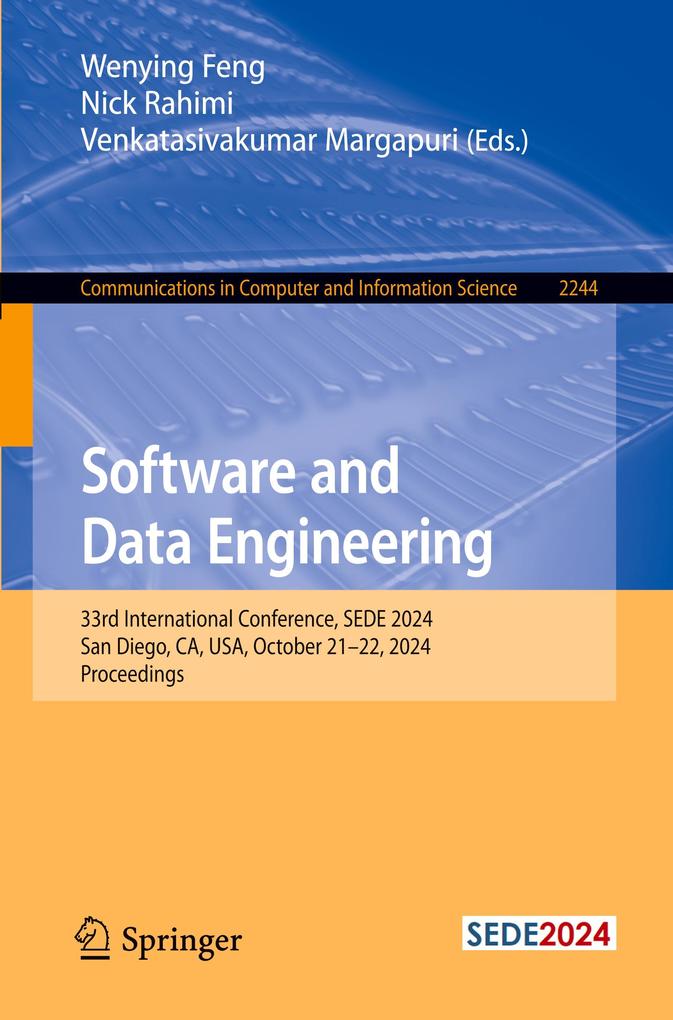 Software and Data Engineering