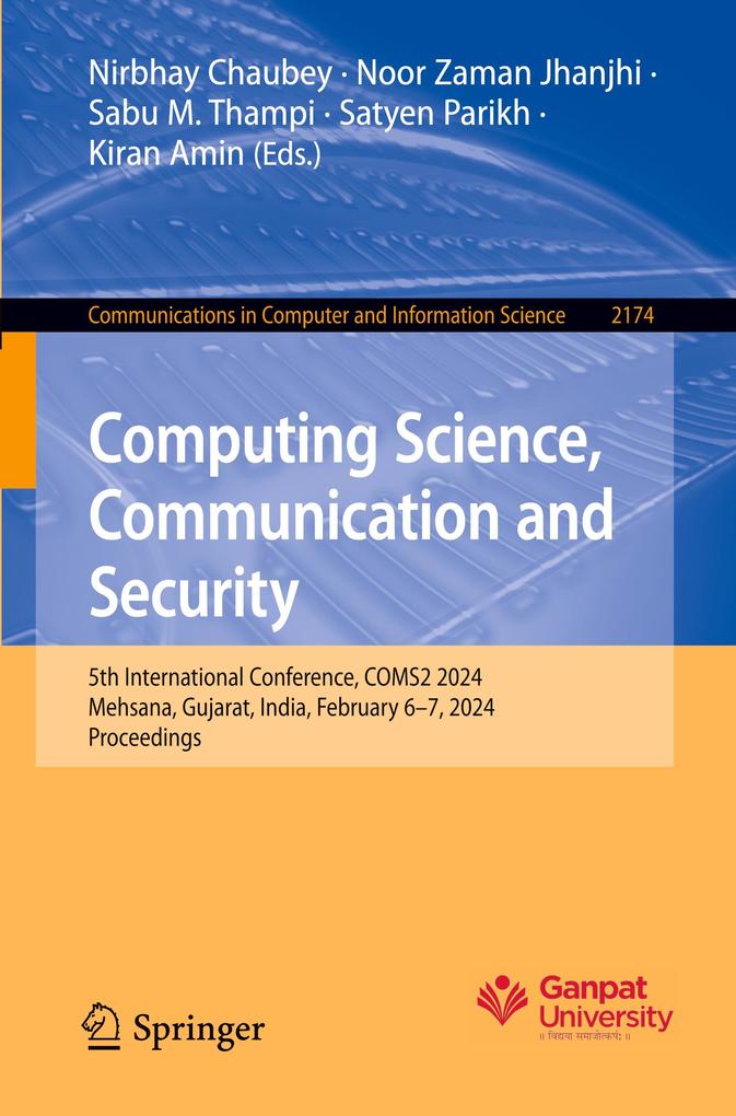 Computing Science Communication and Security