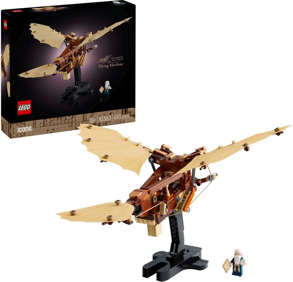 LEGO® Icons Leonardo da Vinci’s Flying Machine Set 10363
