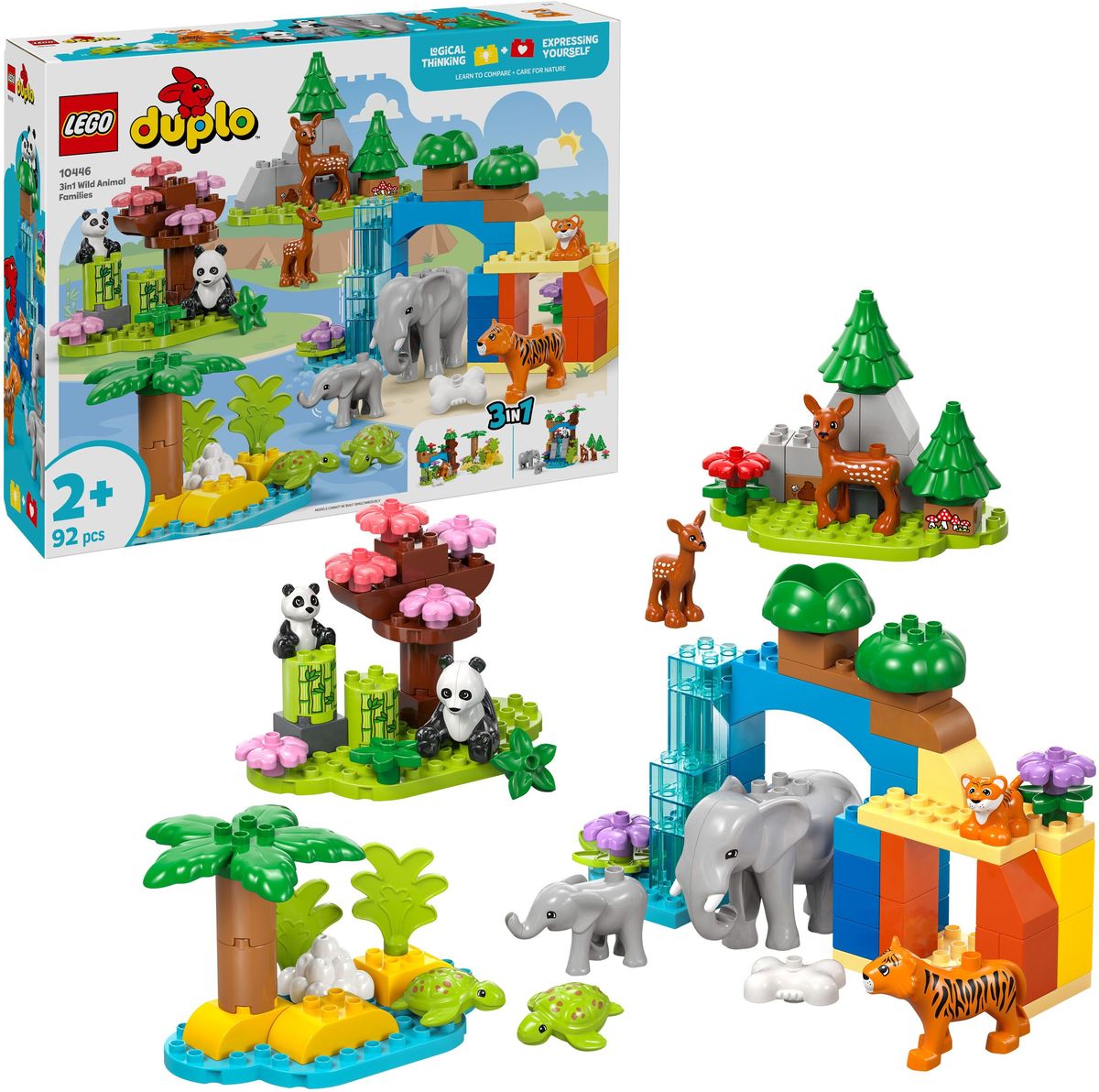 10446 LEGO® DUPLO® Wildtier-Familien 3-in-1-Set