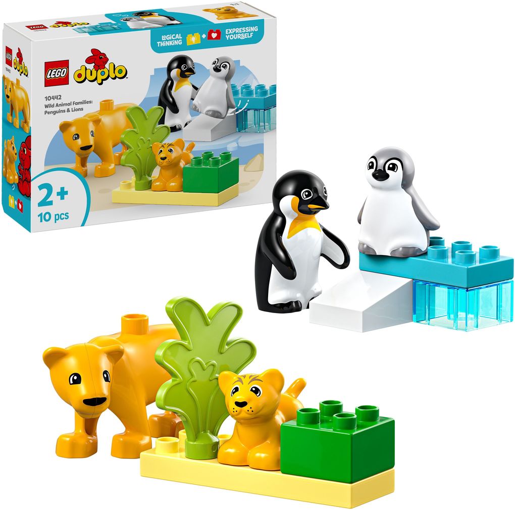10442 LEGO® DUPLO® Wildtier-Familien: Pinguine und Löwen