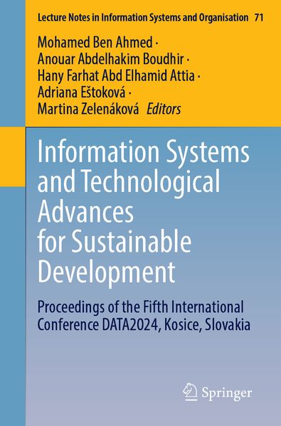 Information Systems and Technological Advances for Sustainable Development