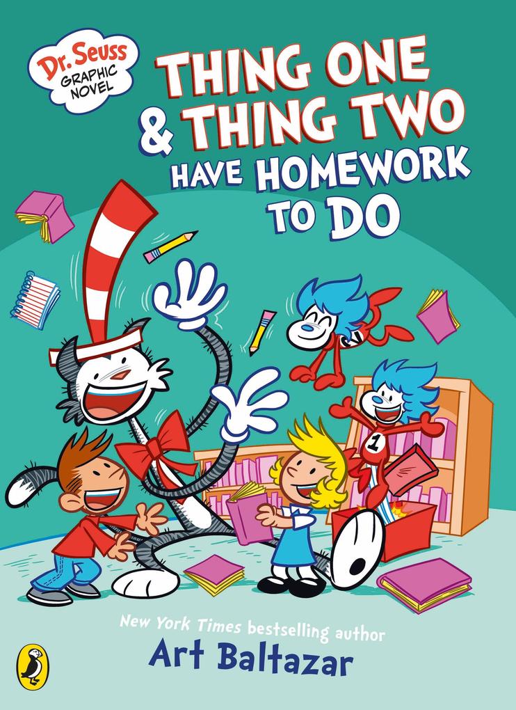 Dr Seuss Graphic Novel: Thing One and Thing Two Have Homework to Do