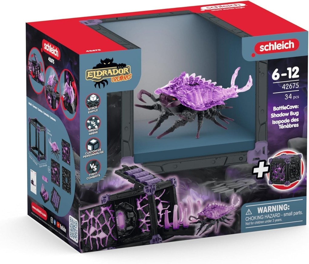 Schleich 42675 - Eldrador Creatures BattleCave Schattenassel Spielset