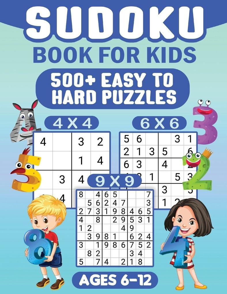 Sudoku For Kids Ages 6-12