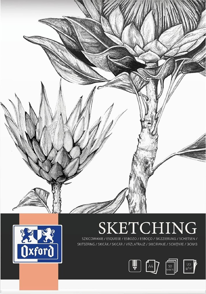 OXFORD Skizzenblock Sketching, DIN A4