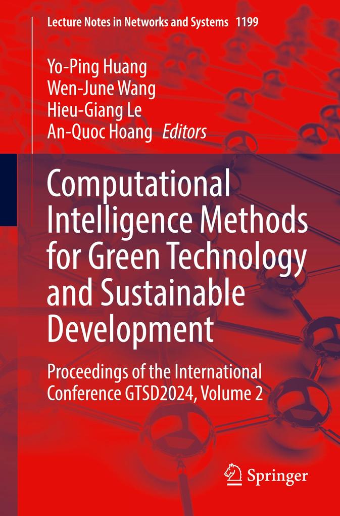 Computational Intelligence Methods for Green Technology and Sustainable Development