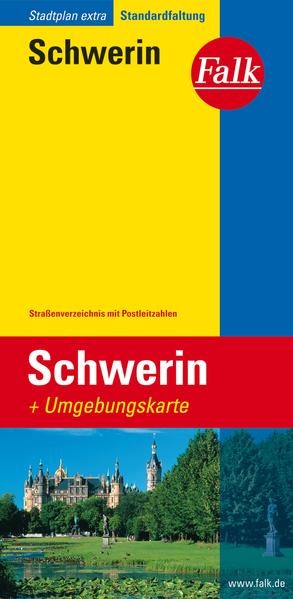 Falk Stadtplan Extra Standardfaltung Schwerin 1:20 000