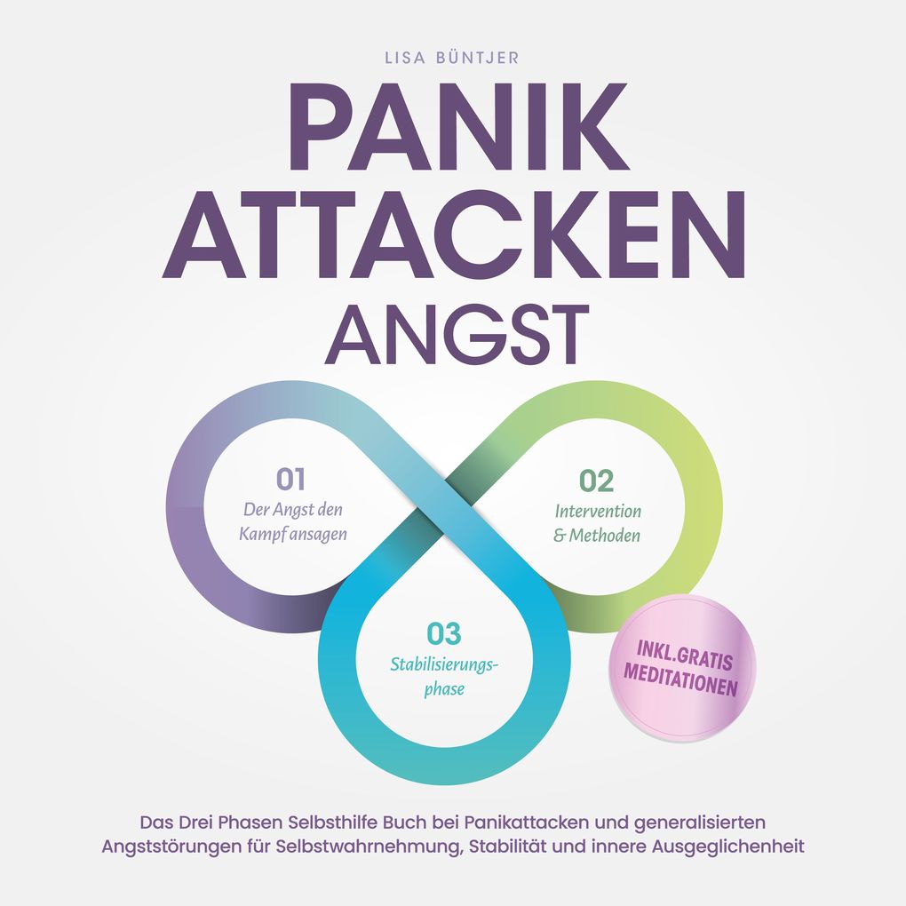 Panikattacken Angst: Das Drei Phasen Selbsthilfe Buch bei Panikattacken und generalisierten Angststörungen für mehr Skalierung Selbstwahrnehmung und Stabilität - inkl. Meditationsaudio und Rezepten