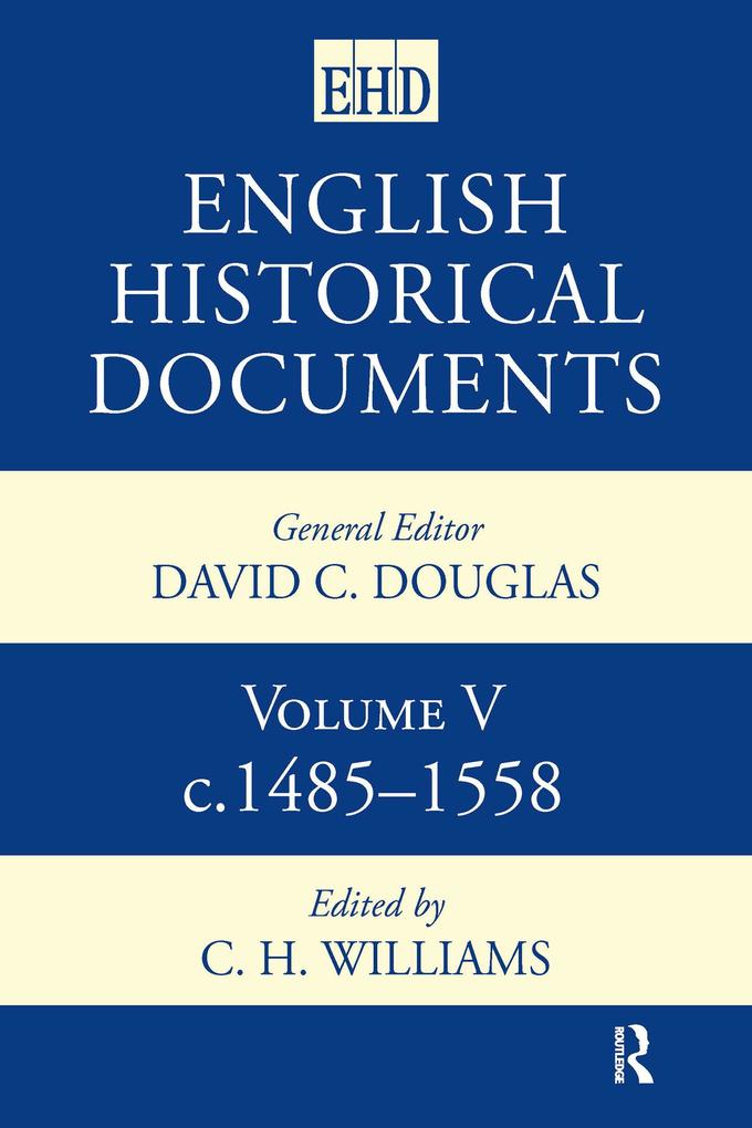 English Historical Documents