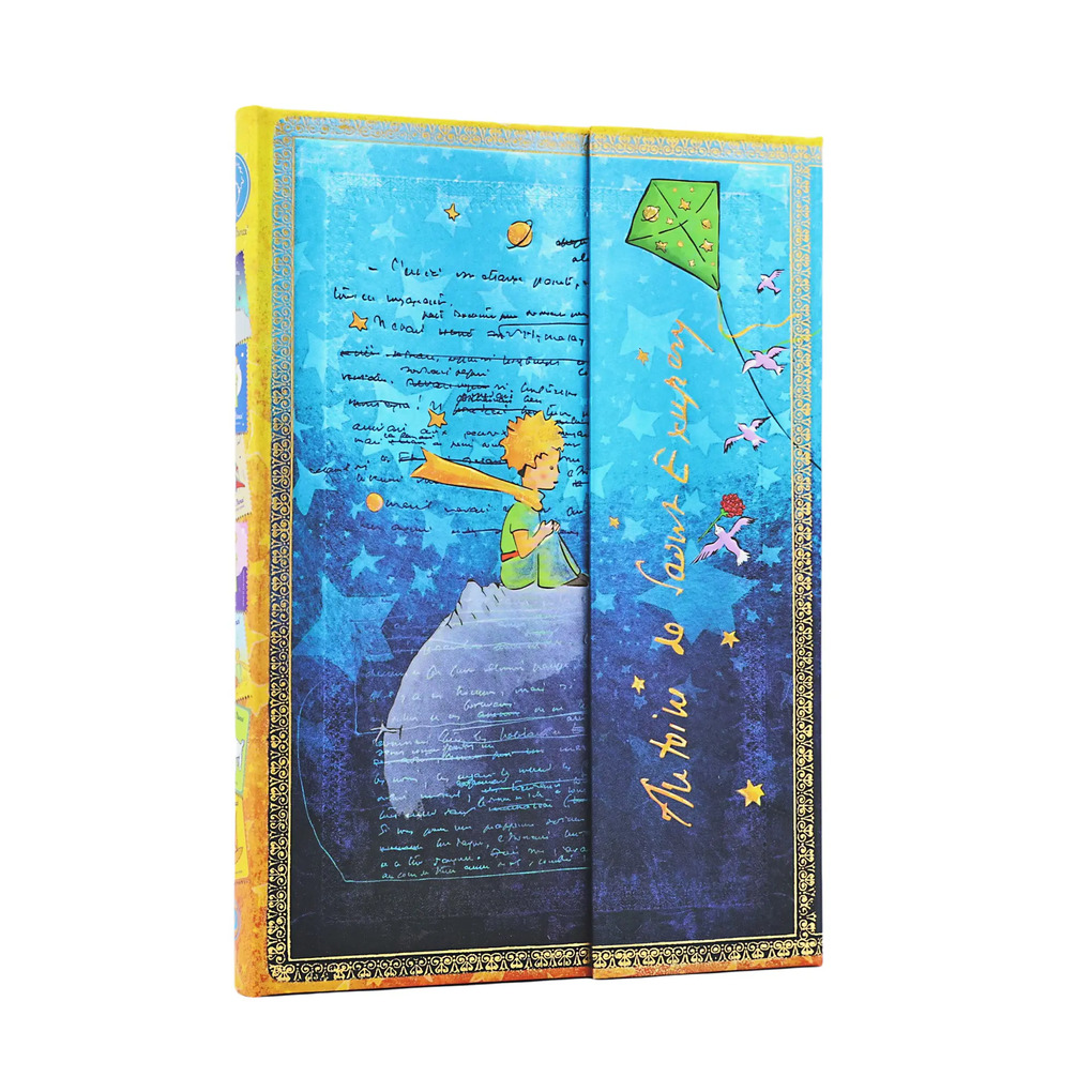 Paperblanks Saint-Exupéry The Little Prince Embellished Manuscripts Collection Hardcover Journals Midi Lined Wrap 144 Pg 120 Gsm