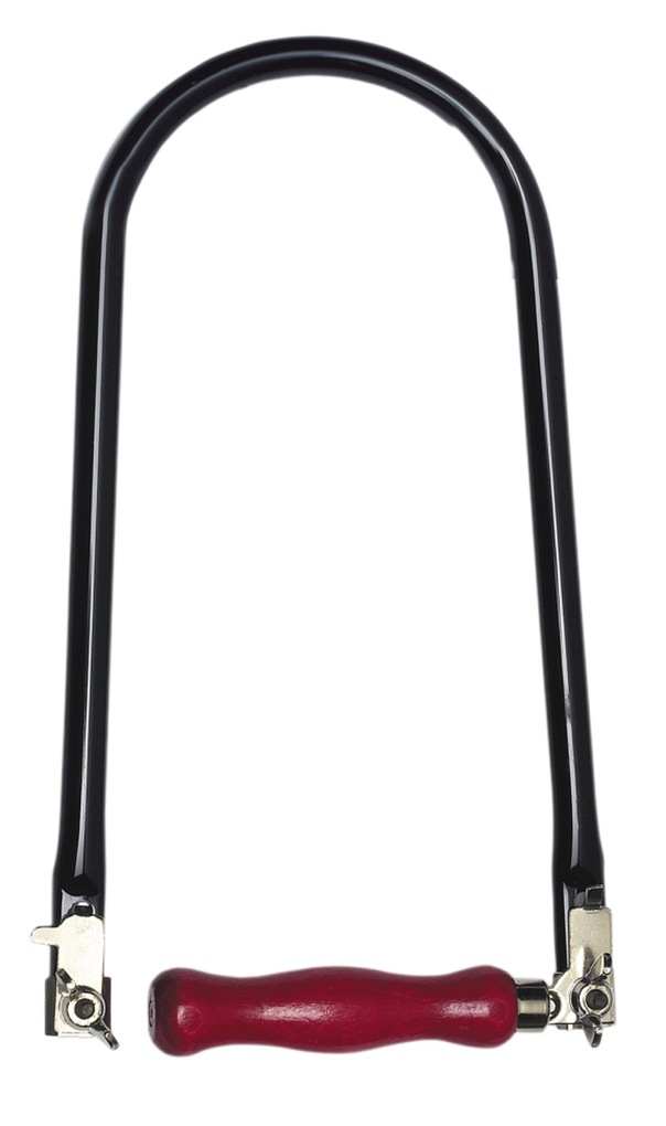 PEBARO 701W - Laubsägebogen Stahlrohr 13 mm 300 mm Ausladung