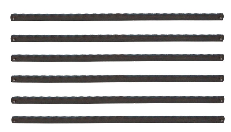 PEBARO 710-2BL - Sägeblätter für Metall 6 Stück Zahnteilung: 08mm-32 Zähne