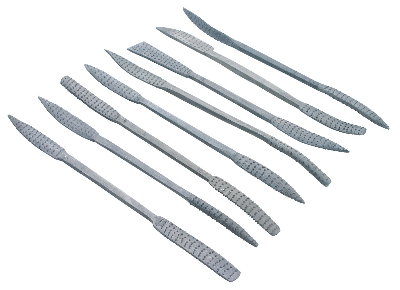 PEBARO Raspel-Set 8 8x doppelseitig für Speckstein