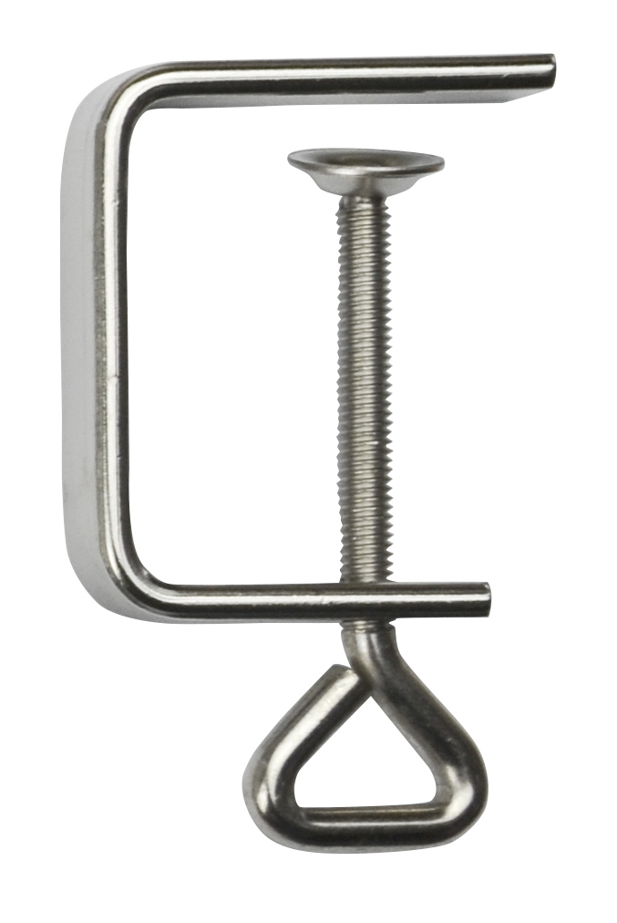 PEBARO 24/04 - Zwinge 40 mm Spannweite vernickelt Laubsägezwinge