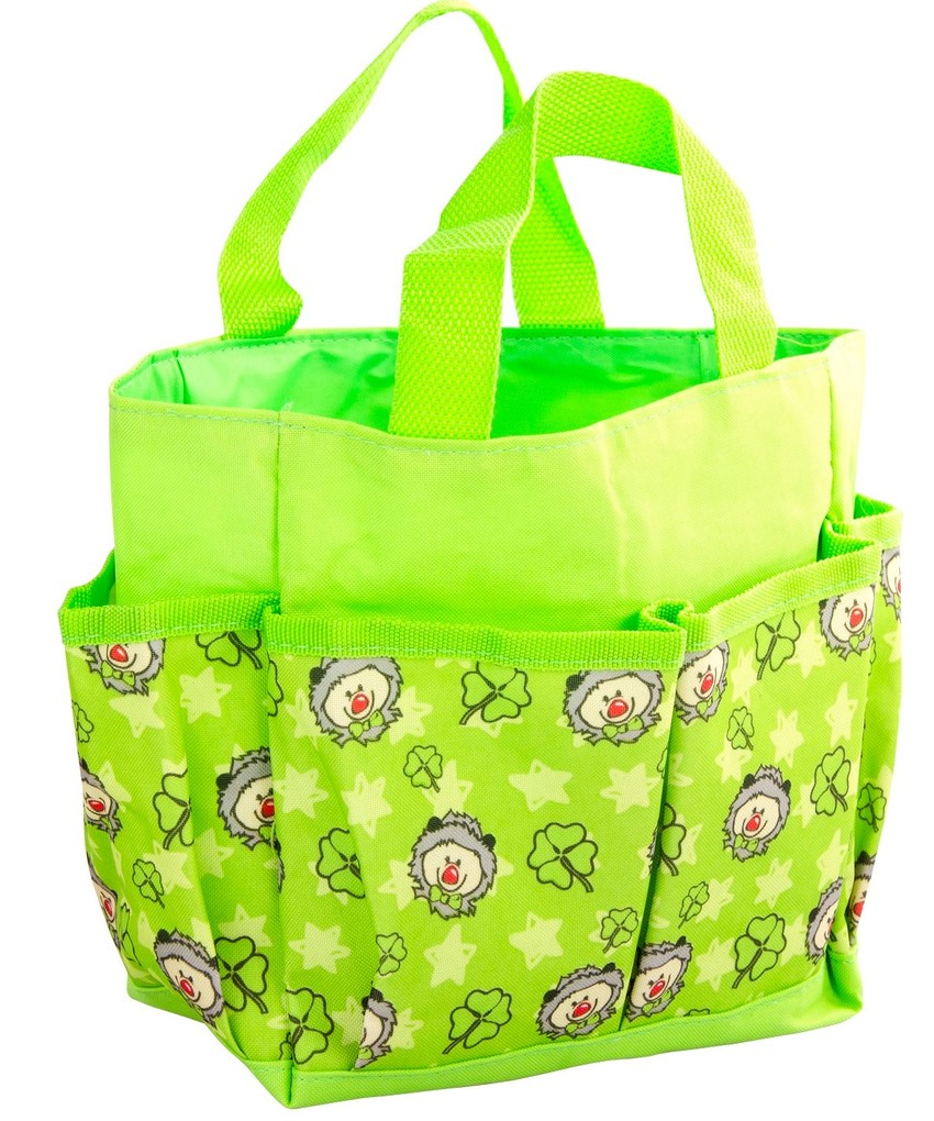 PEBARO GAR2 - Nylontasche für Garten-Set mit vielen Fächern grün 30x195x9cm