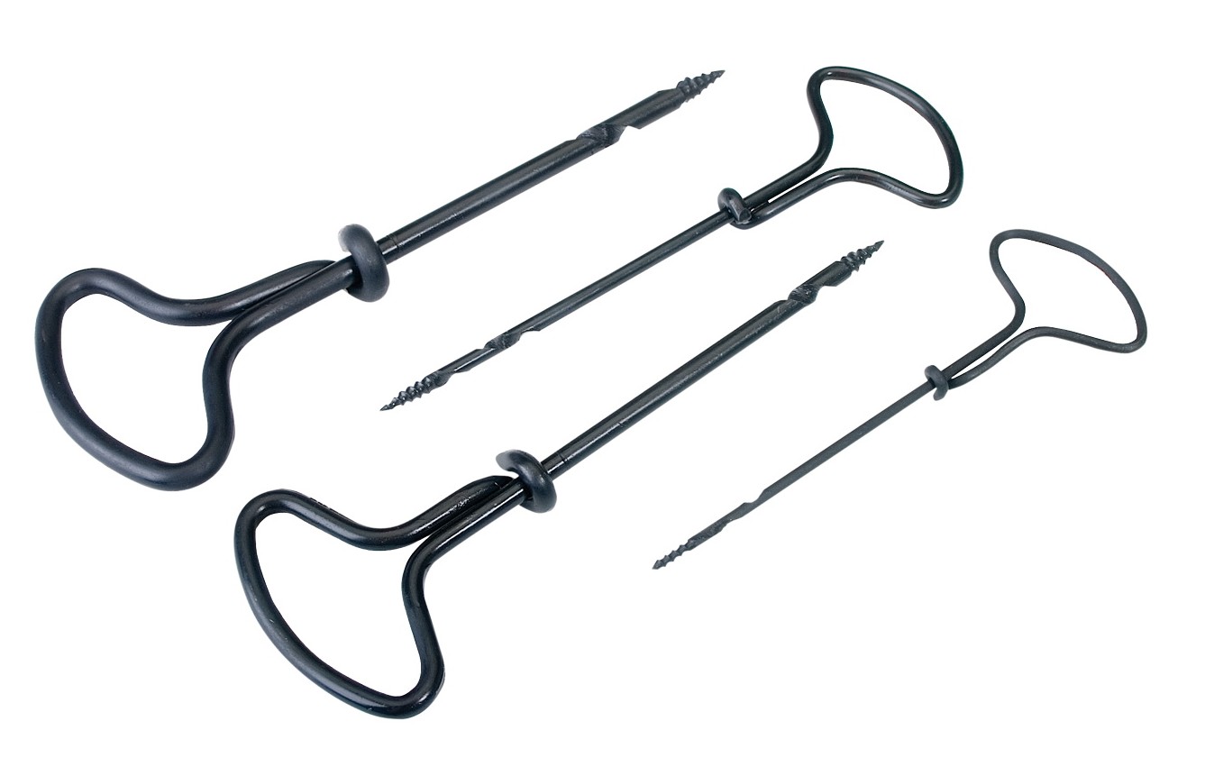 PEBARO NA2-3-4-5 - Nagelbohrer 4-teilig Handbohrer für Löcher 2345mm für Kastanien oder Weichholz