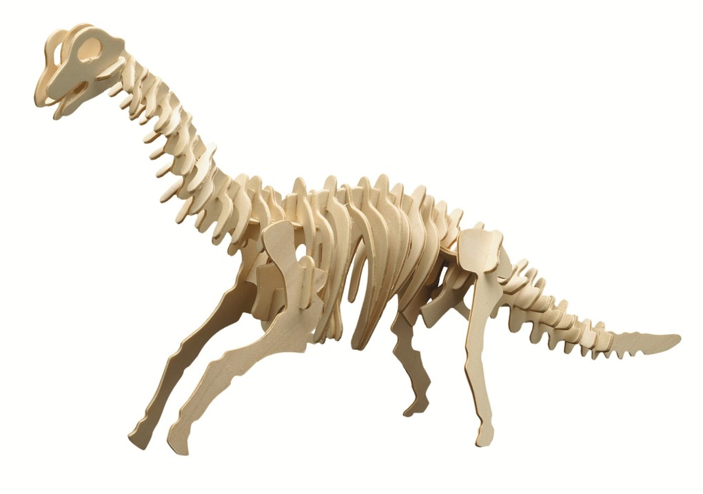 PEBARO 856/9 - Holzbausatz Brachiosaurus Holzkonstruktion mit 52 Teilen