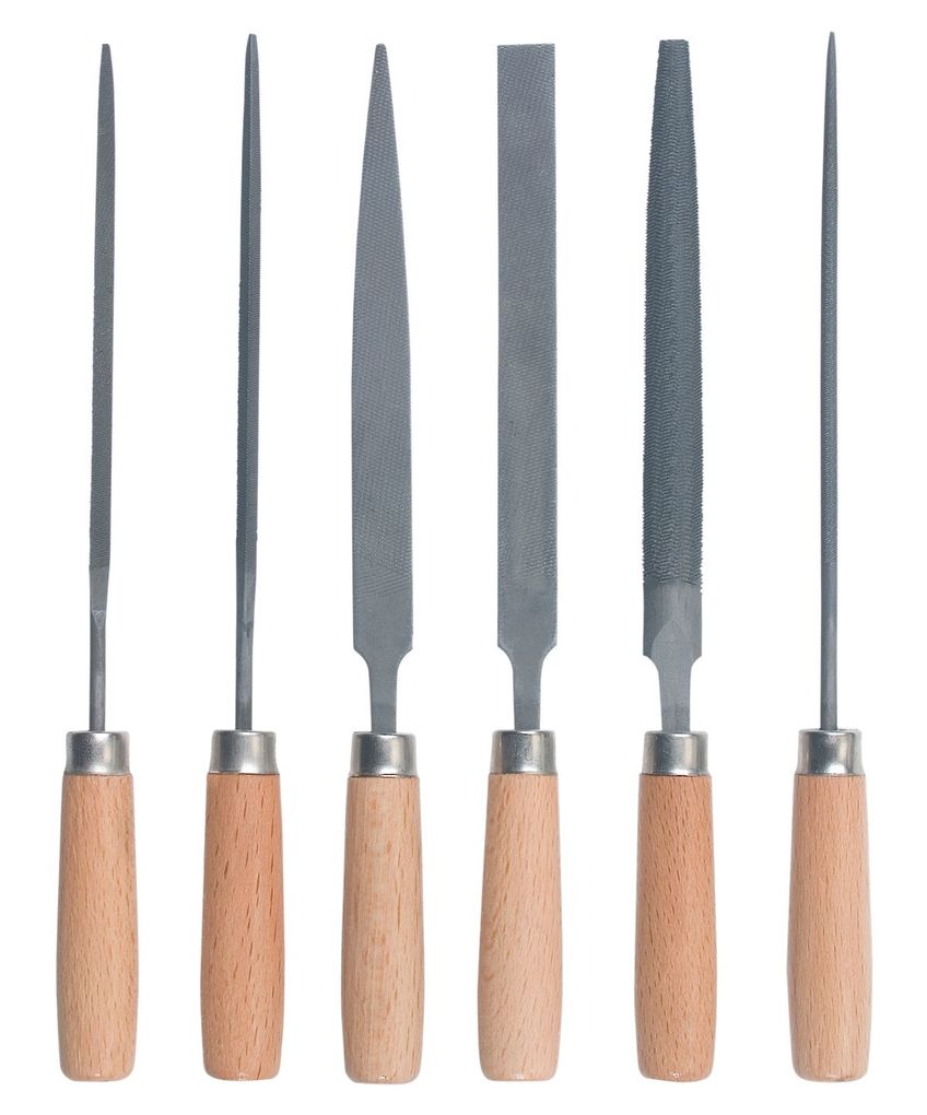 PEBARO 59 - Schlüsselfeilen-Set 6-teilig Feilen-Werkzeugset