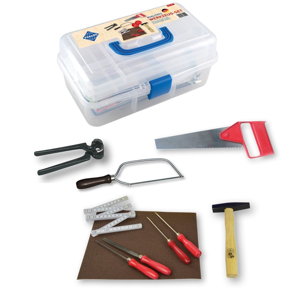PEBARO 645 - Werkzeug-Set im Kunststoffkoffer 11-teilig