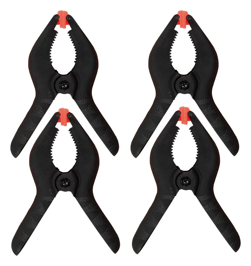 PEBARO 19-2S - 4 Mini-Zwingen 30 x 30 mm Spannweite
