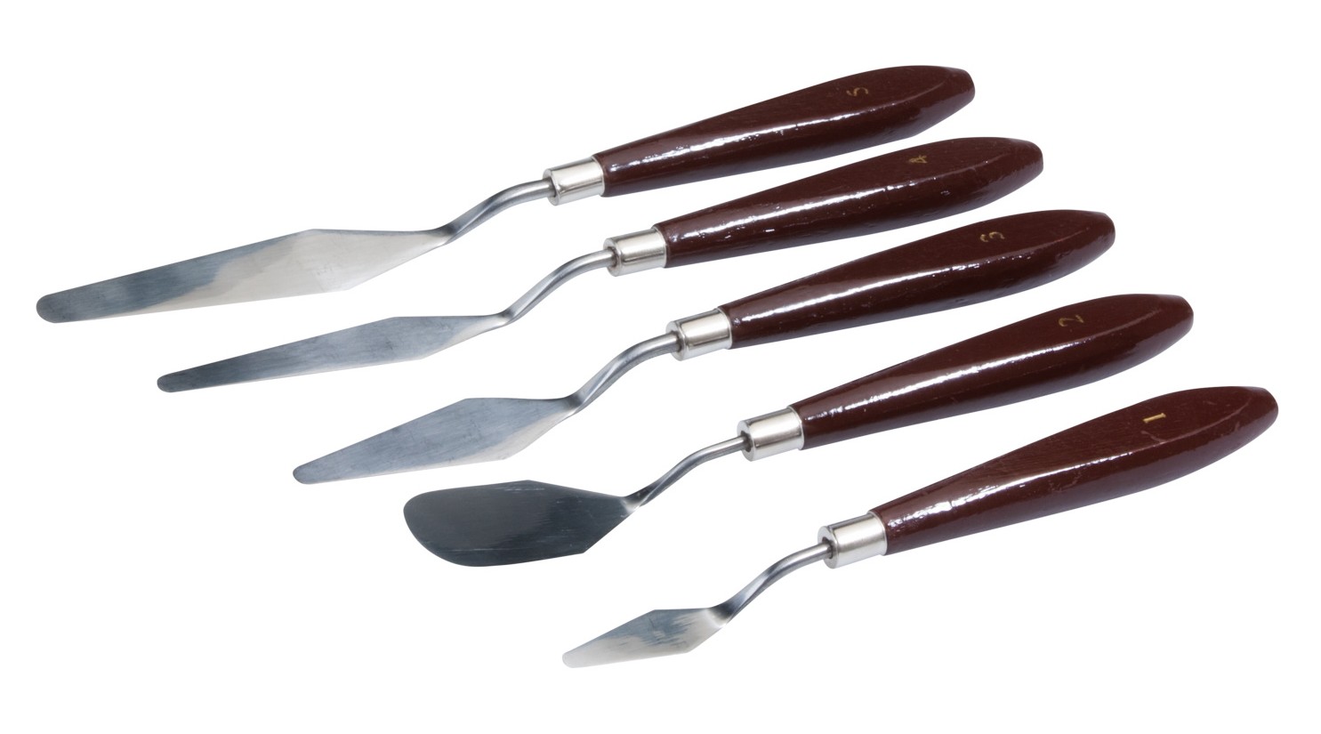 PEBARO SPAT5 - Spachtel-Set 5-teilig 170220mm zum Modellieren