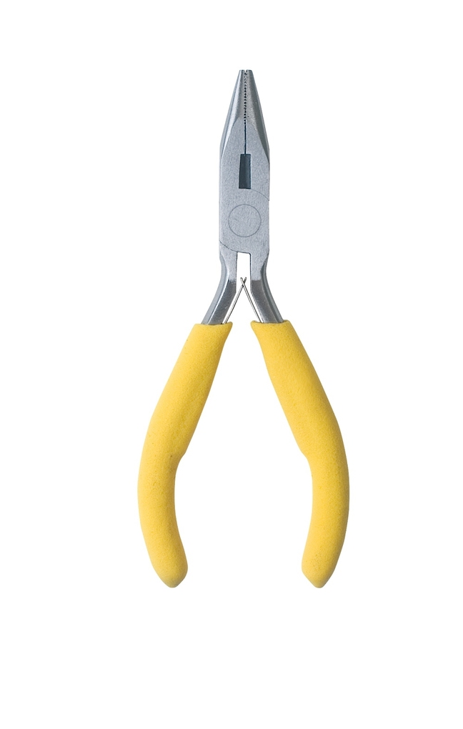 PEBARO 3600/1 - Spitzzange gerade mit Feder 125 mm