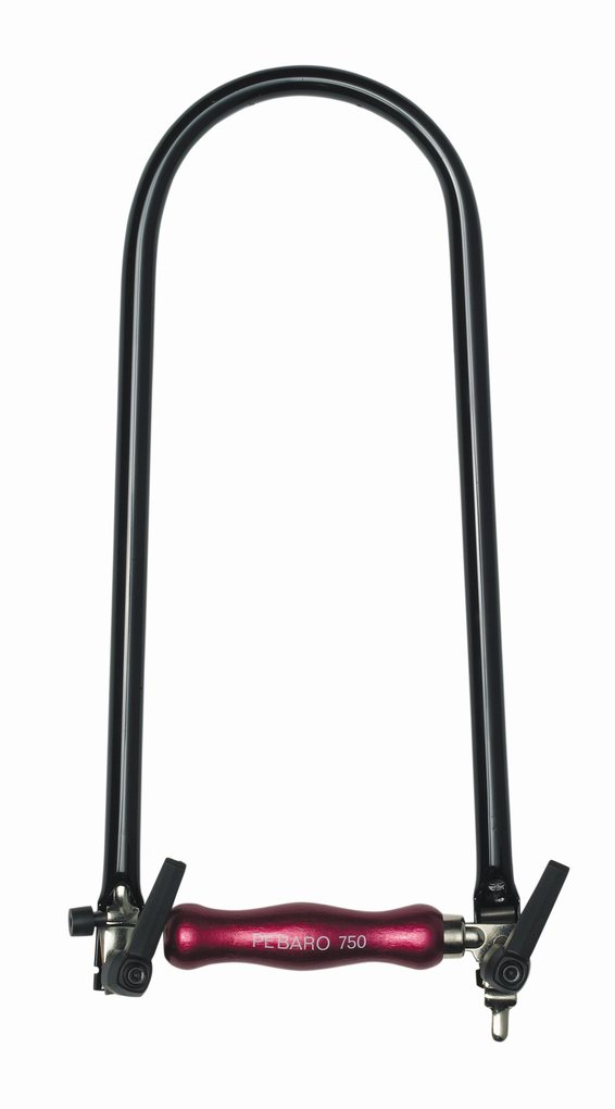 PEBARO 750K - Profi-Laubsäge Laubsägebogen mit verstellbarem Kunststoff-Spannhebel Ausladung 320mm