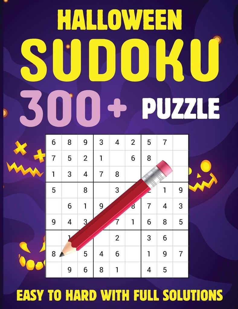 Halloween Sudoku for Kids - Easy Medium Hard Sudoku Puzzle for Kids