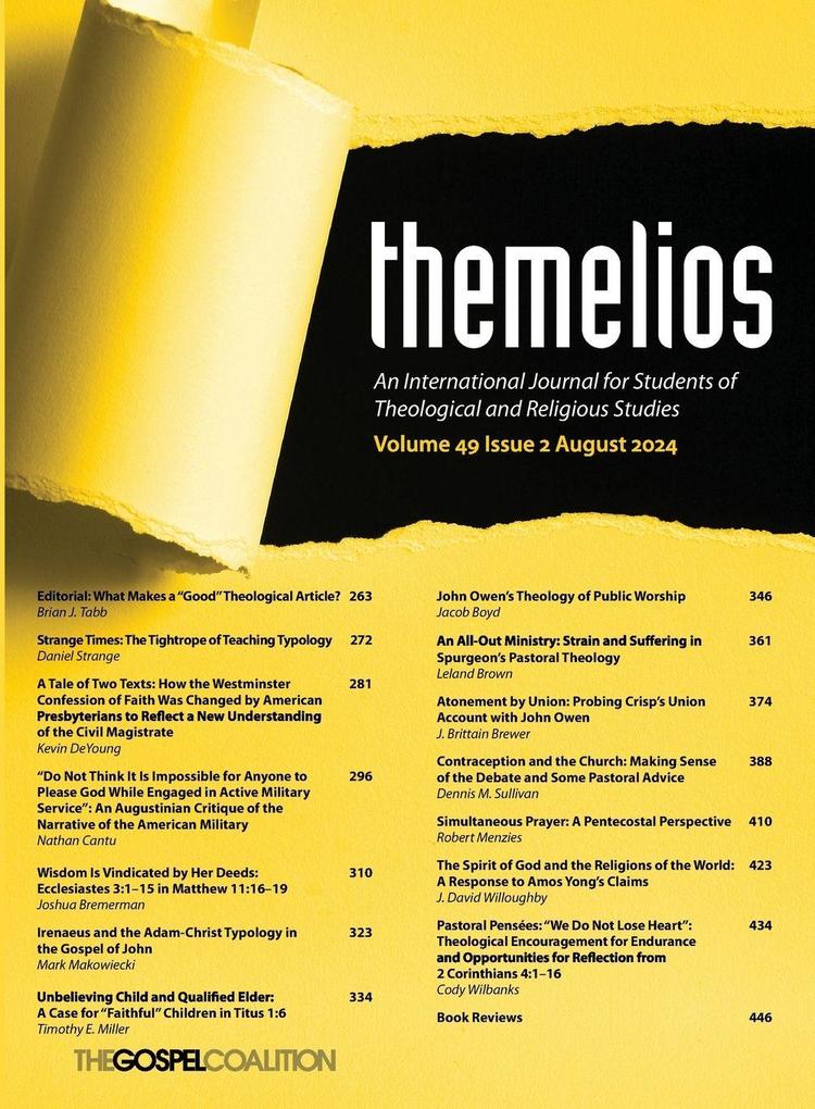 Themelios Volume 49 Issue 2