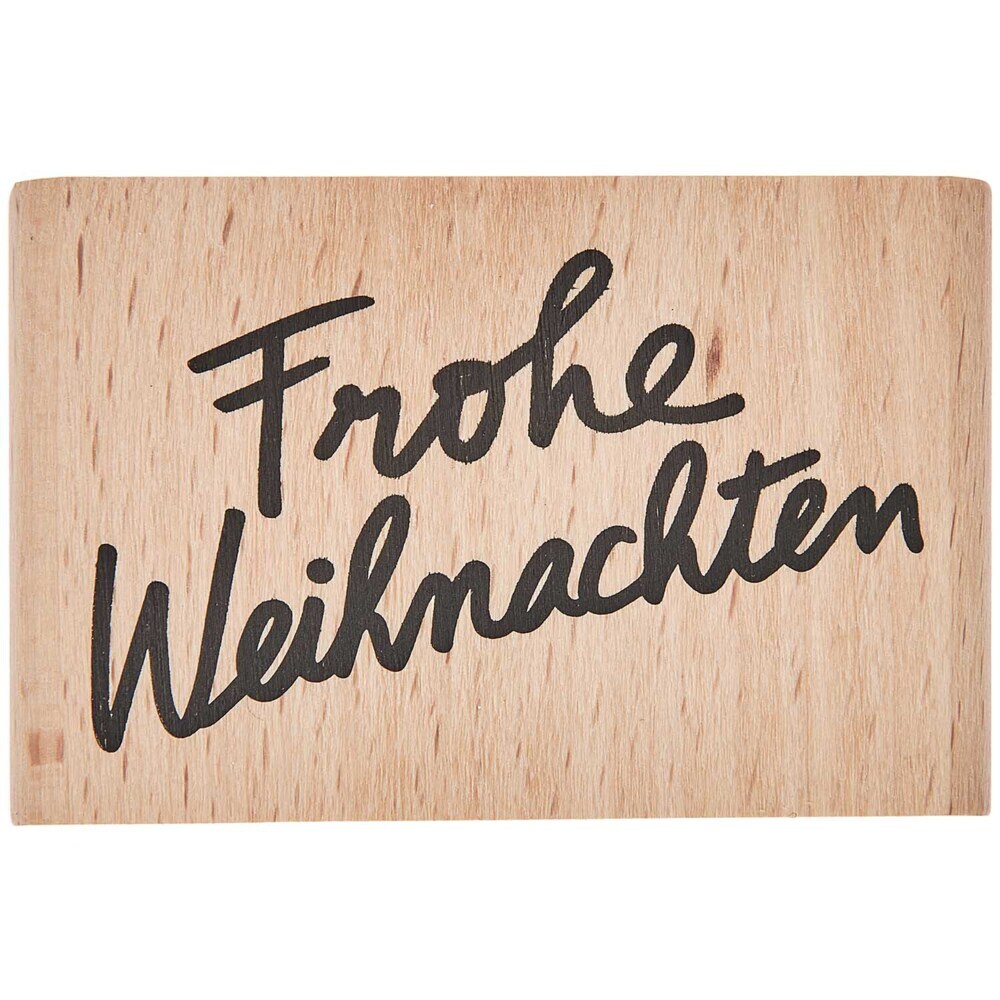 Stempel Frohe Weihnachten FSC 100%