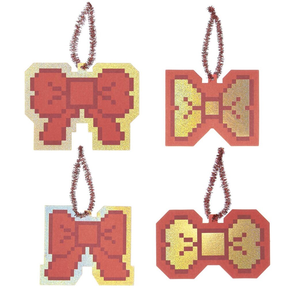 Geschenkanhänger M Schleifen Pixel FSC MIX