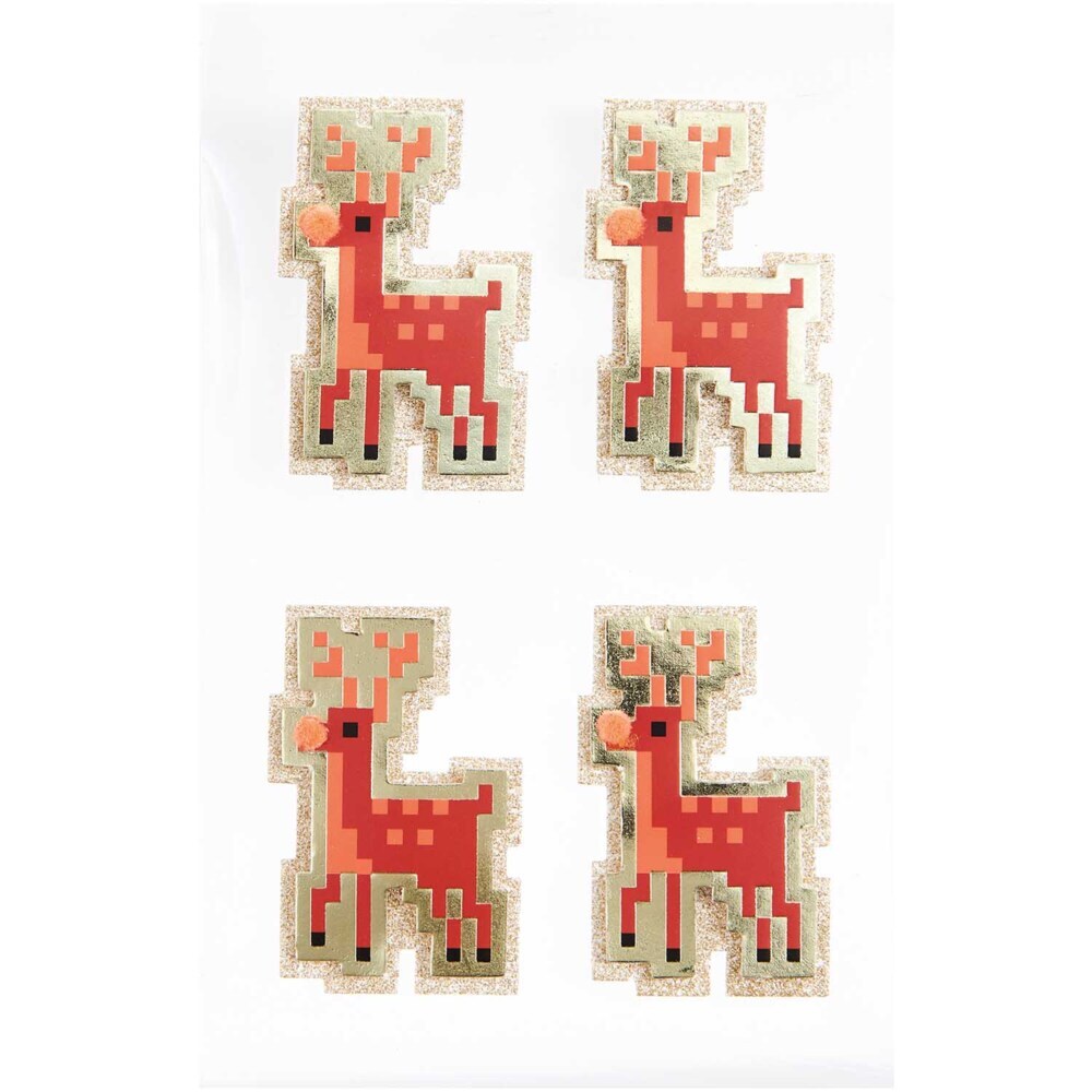 3D Sticker Rentiere Pixel FSC MIX