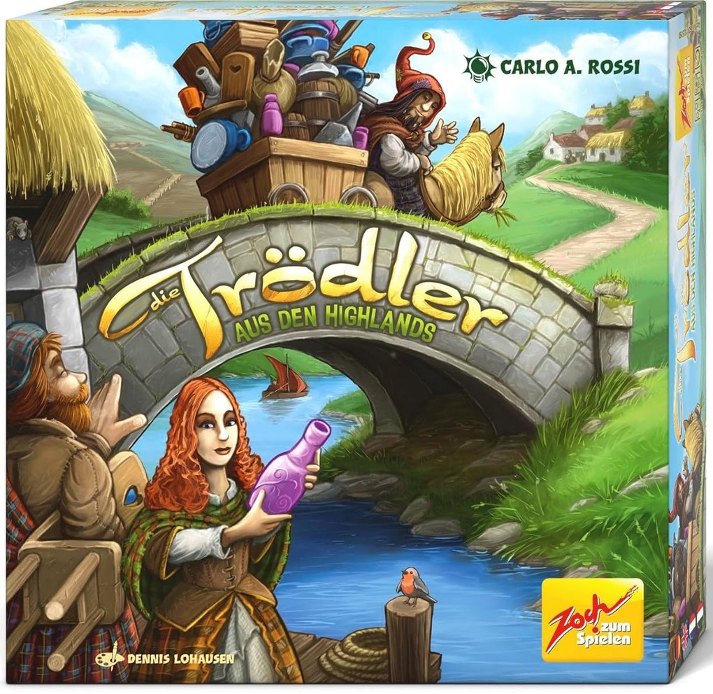 Zoch 601105190 - Die Trödler aus den Highlands Strategiespiel Familienspiel