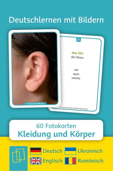 Kleidung und Körper - Deutsch Englisch Ukrainisch und Rumänisch