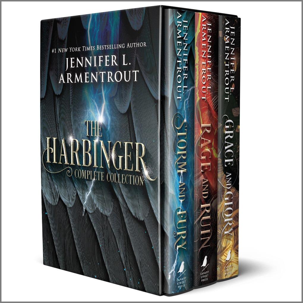 Harlequin Jennifer Armentrout Harbinger Series Box Set, Storm And Fury Rage And Ruin Grace And Glory