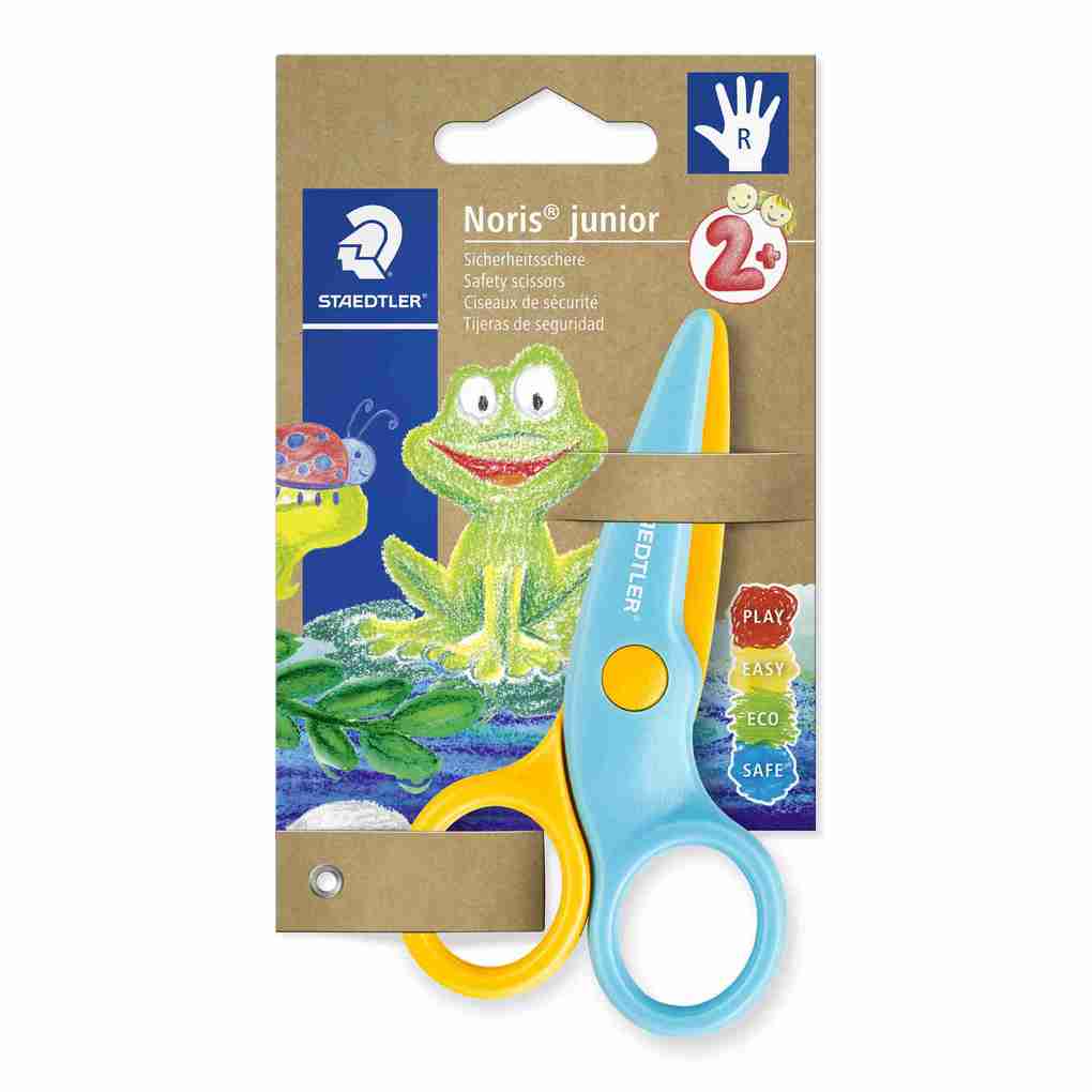 Staedtler 965 40 BK Noris Kids Scissors 100mm Safety Shears Rounde...